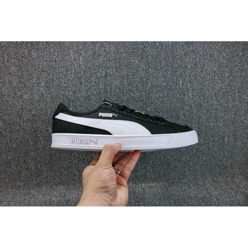 puma canvas slip on shoes