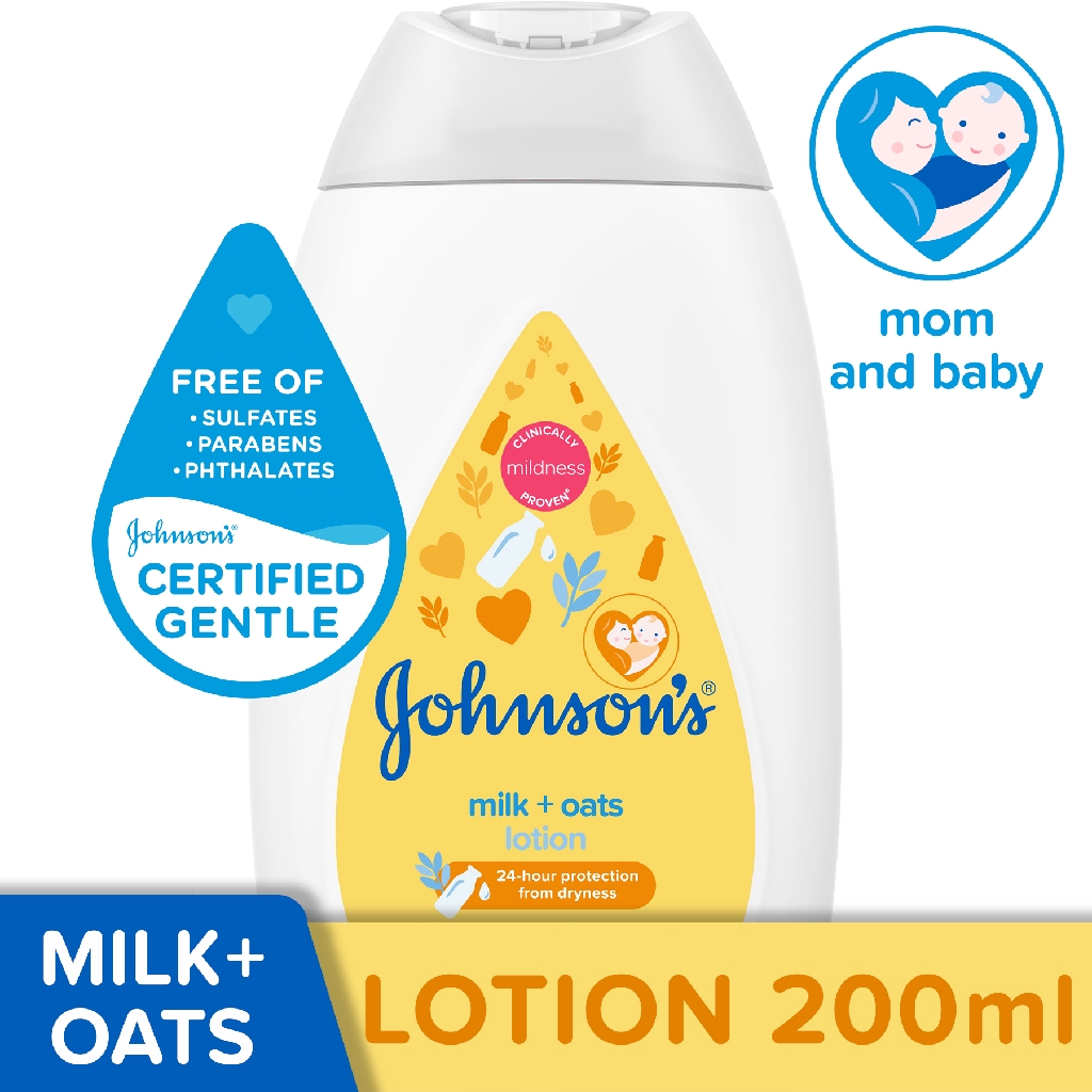 johnson's milk and oats lotion