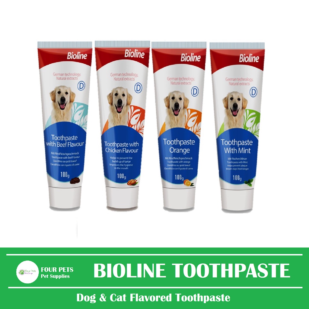 Bioline Toothpaste For Dog & Cat 100g Shopee Philippines