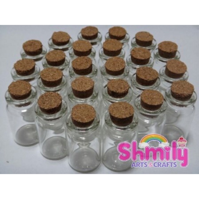 Mini Cork Bottles 6pcs/pack Shopee Philippines