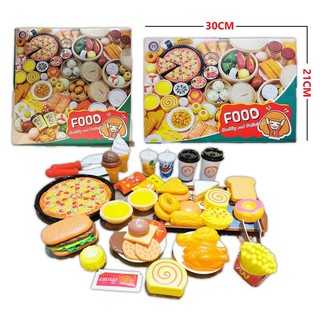 TOY FOOD HEALTHY AND DELICIOUS FOOD TOY SET 88PCS AND 56PCS PRETEND TOY GOOD PRODUCT