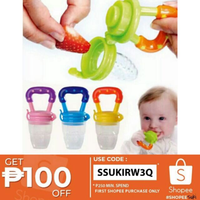 Baby Facifiers Kids Nipple Food Milk Nibbrer Feeder Feeding