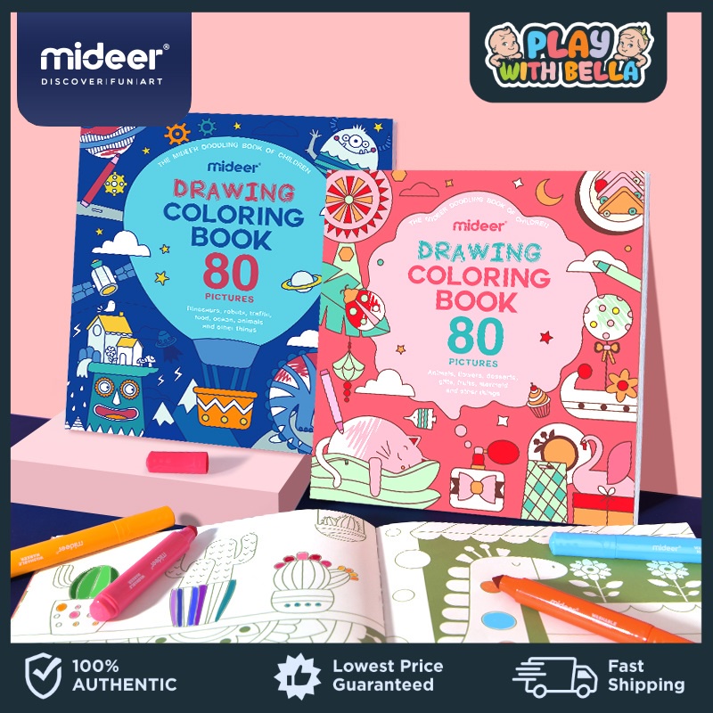 Mideer Kids Coloring Book (Designed to Stimulate Brain Development