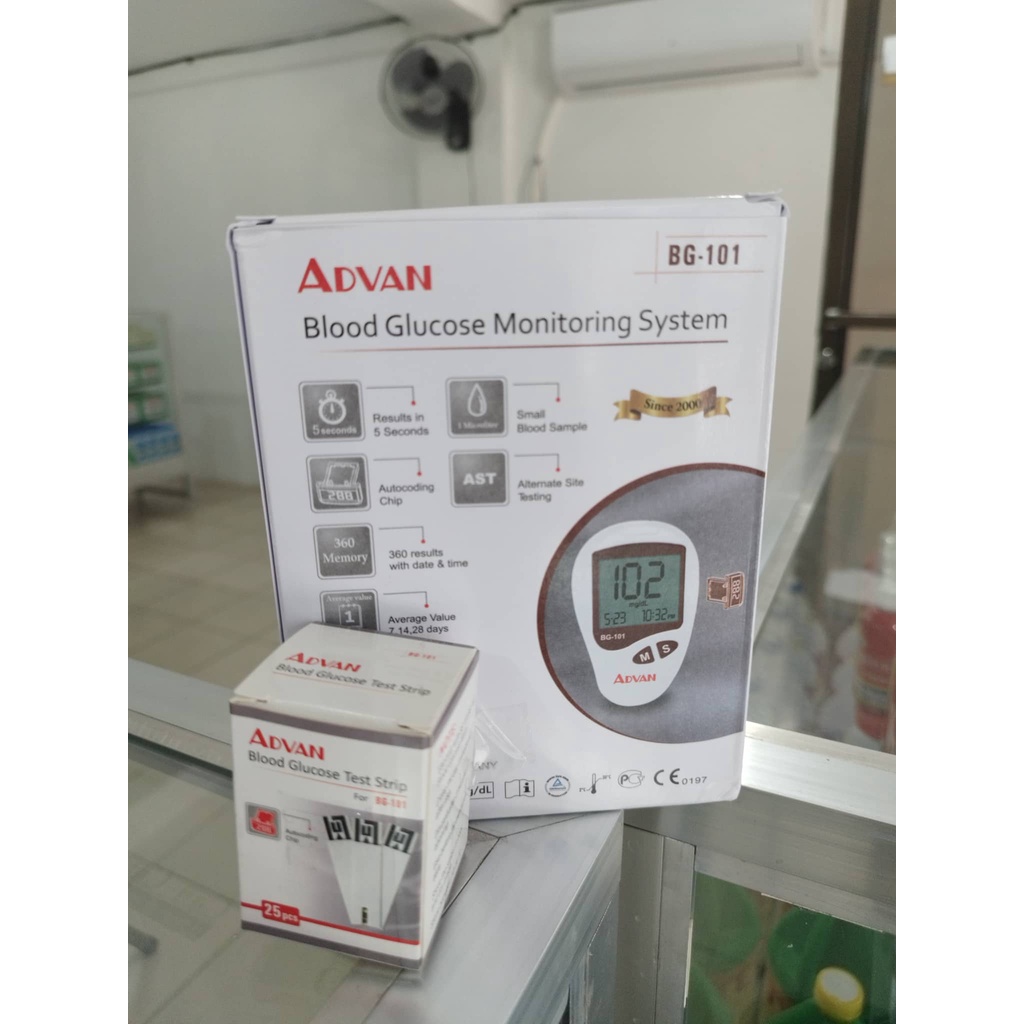 ADVAN BLOOD GLUCOSE METER W/ STRIPS Shopee Philippines