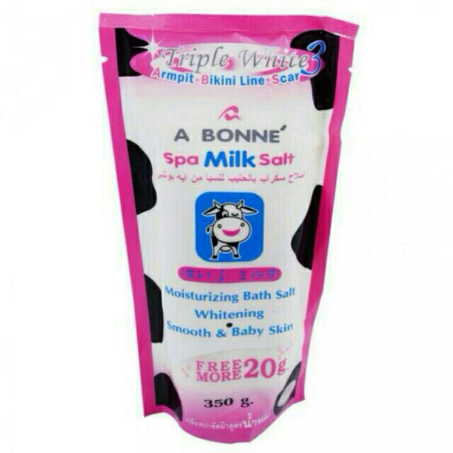 A Bonne Spa Milk Salt 350G Free More 20G | Shopee Philippines