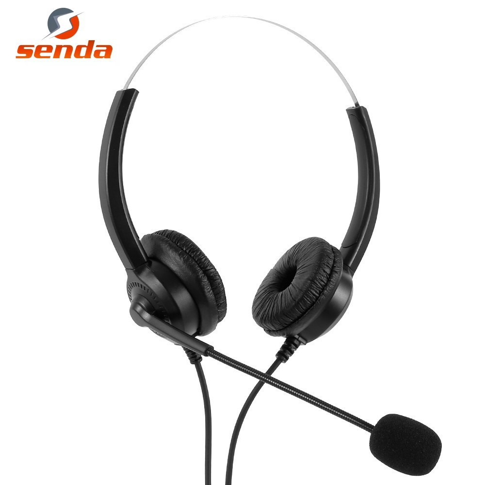 Senda USB Headset Noise Cancellation USB Call Center Headphone with  Microphone Mic Noise Cancelling | Shopee Philippines