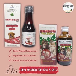 [VET SUPPORT] THROMB BEAT SYRUP 100mL - THROMBO PRO 120mL / VITAMINS & MINERALS FOR PETS