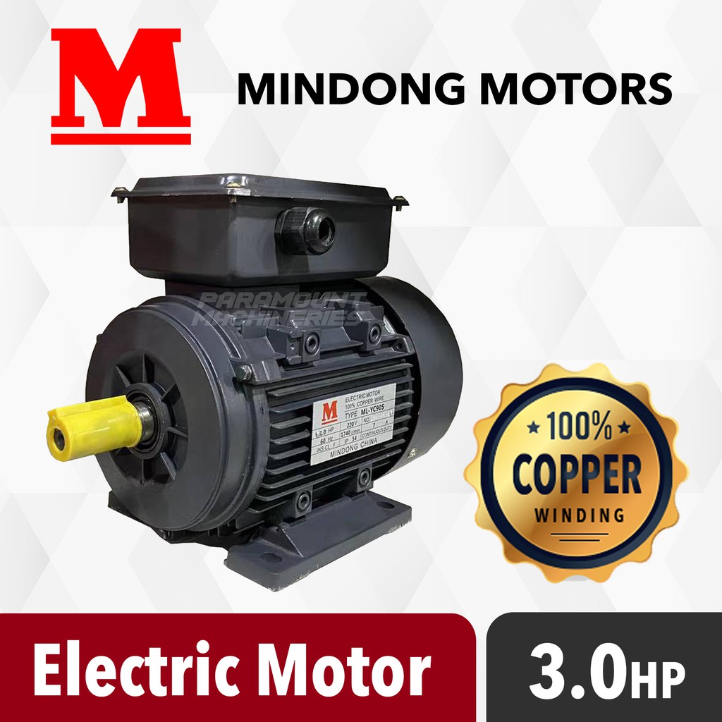 ML Series Mindong 100% Copper 3HP Electric Motor Induction Motor Single ...