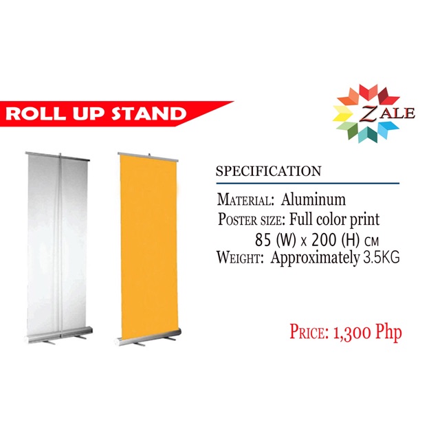 Aluminum Roll Up Stand Package