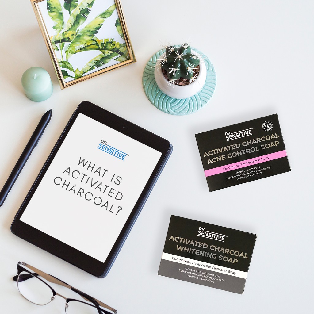 dr sensitive activated charcoal acne control soap