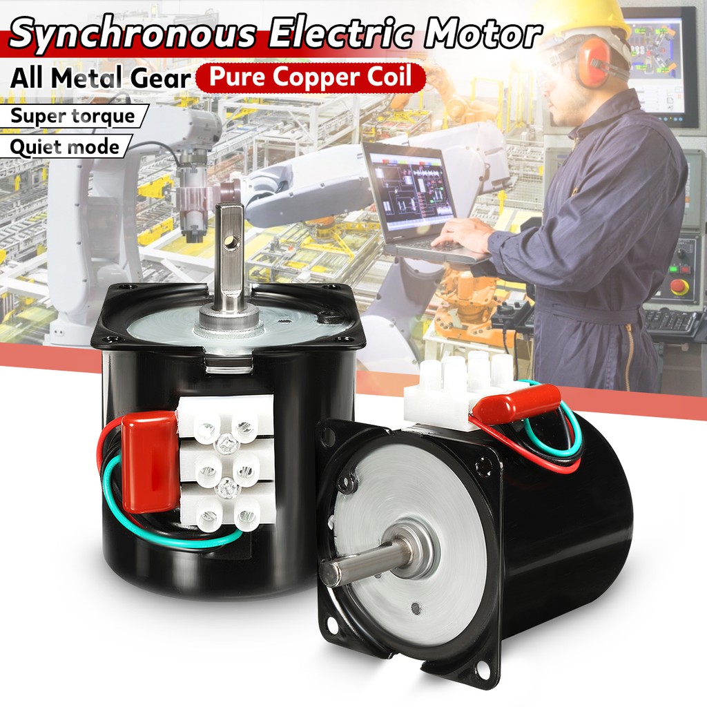 60KTYZ High Torque AC 220V 2.5RPM GearBox Electric Synchronous Gear