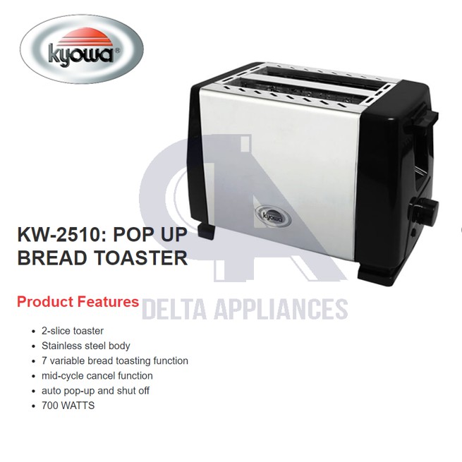 Kyowa Pop Up Bread Toaster KW2510 Shopee Philippines