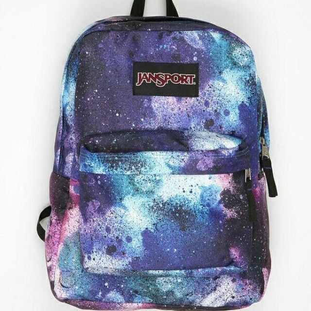 jansport purple galaxy backpack