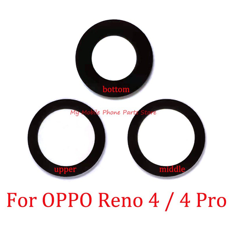 1 Set Rear Camera Lens For Oppo Reno 4 Pro 4pro Back Camera Glass Lens
