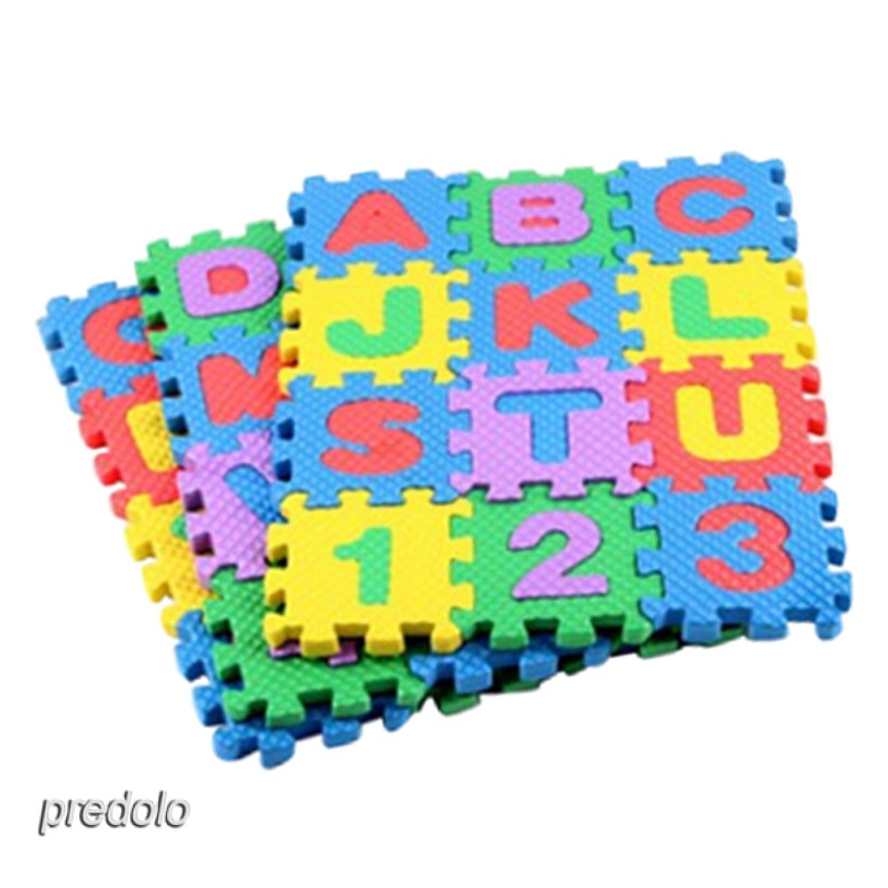 alphabet & numbers foam puzzle mat