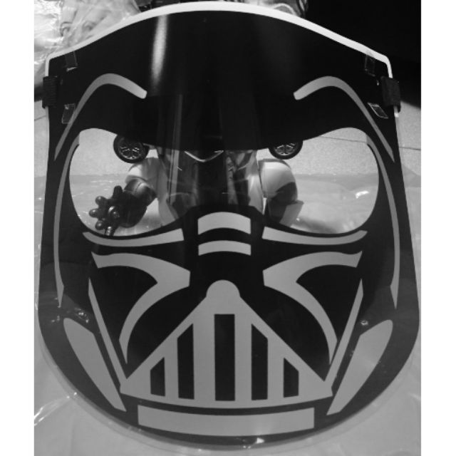 Darth Vader Face Shield For Adult Starwars Shopee Philippines