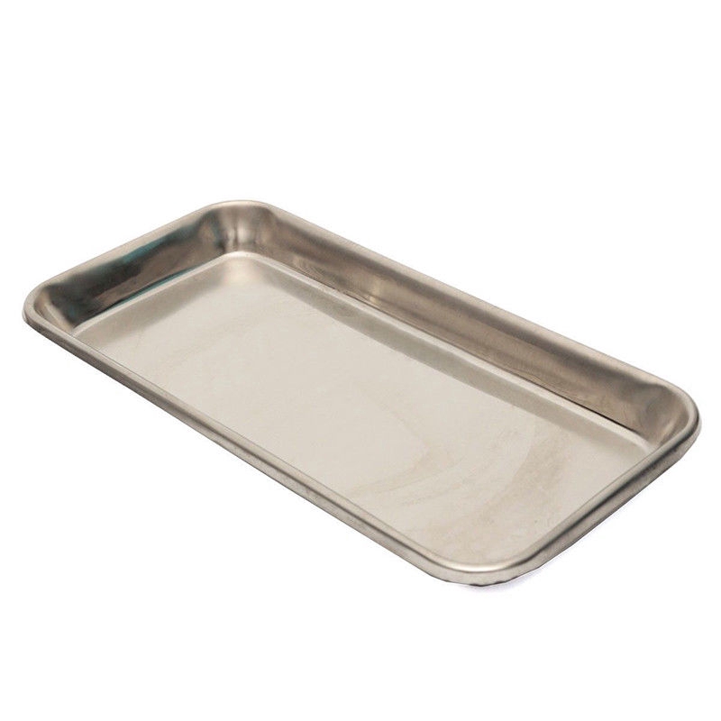 Stainless Steel Medical Surgical Tray Dental Dish Lab Instrument Tools 22X11X2cm