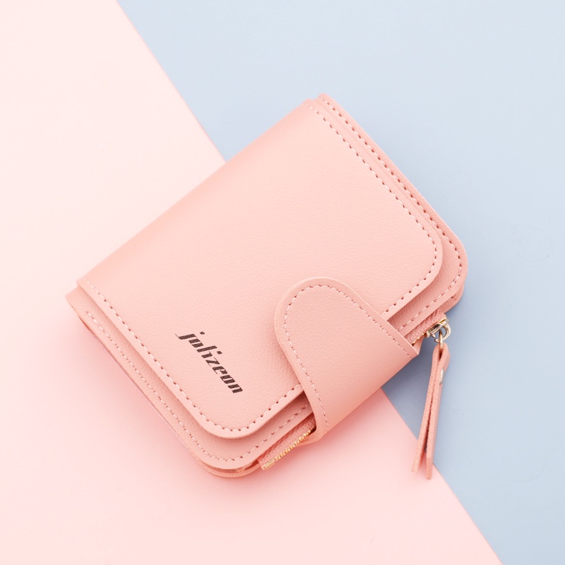 Women Wallet Black/blue/pink Short Female Purse Fashion Credit Card ...