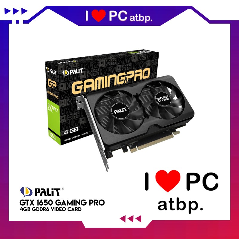 Palit 1650 Gaming Pro Gaming Pro Palit Nvidia Geforce Gtx 1650 4gb