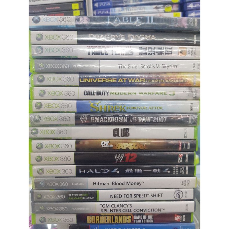 xbox 360 games 2nd hands (1) | Shopee Philippines