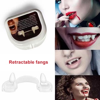 Fake Vampire Teeth Retractable Vampire Fangs Adult Halloween Performance Cosplay Toy #9