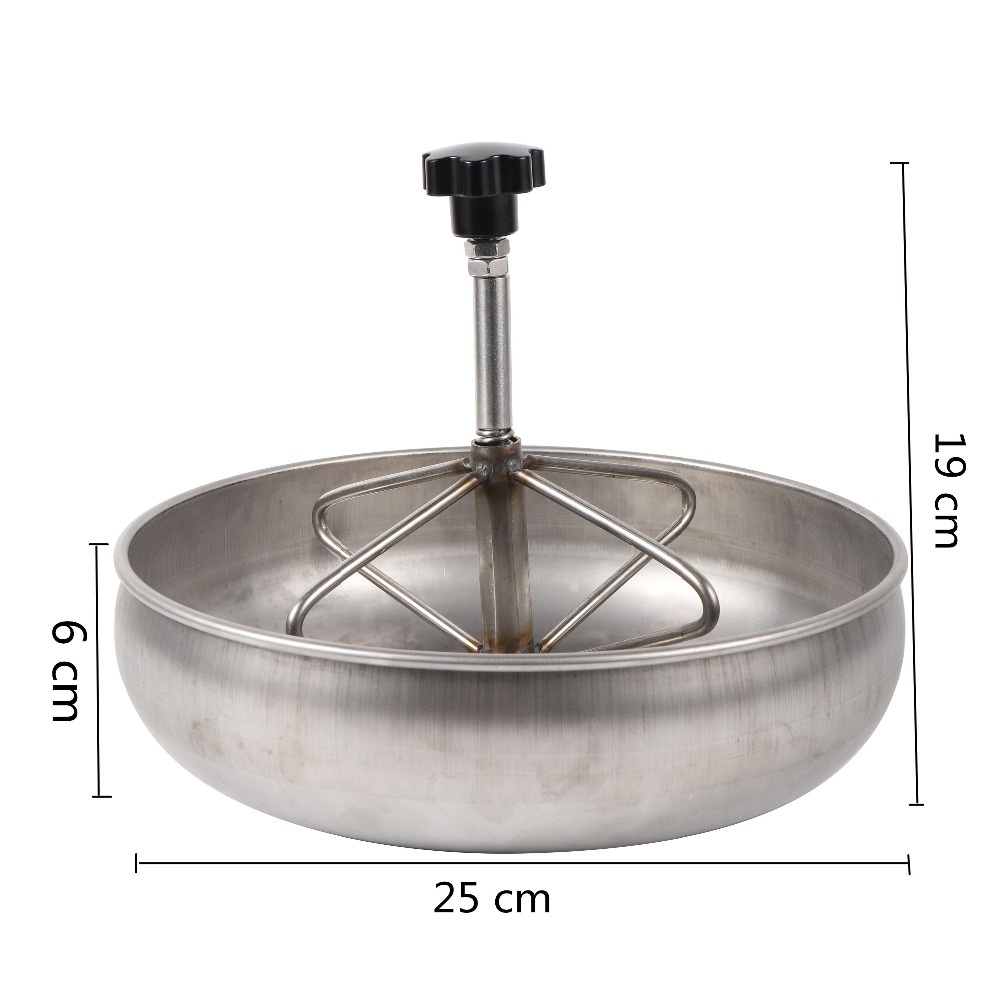 Stainless Thickened Piglet feeder bowl S/M/L Suckling Pig feeding trough #2