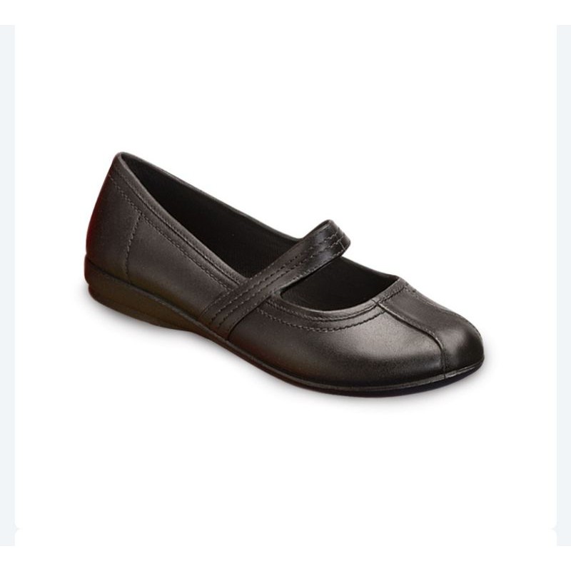 Natasha Janna Ladies' Close Shoes (Flat/Black/Pvc) | Shopee Philippines