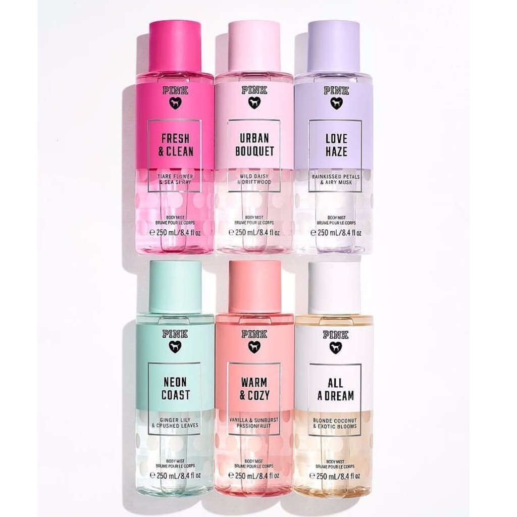 Part 1 Pink body mist from victoria's secret perfume For Women | Shopee Philippines