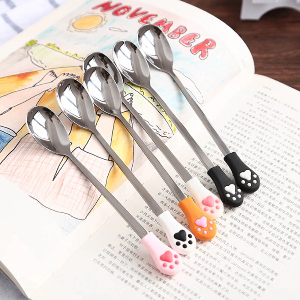 Ready Stock New 1 Pcs Stainless Steel Cute Cat  Claw 