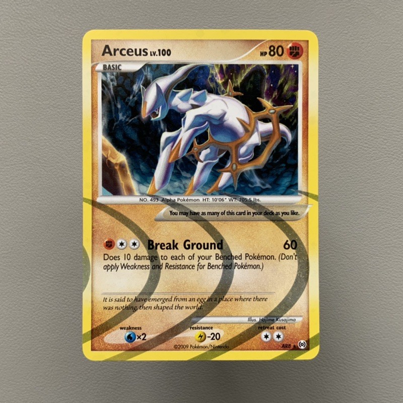 Pokemon Tcg Arceus Holo Rare Ar8 09 Platinum Arceus Trading Card Game Collectibles Shopee Philippines