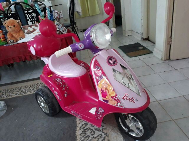 barbie electric scooter