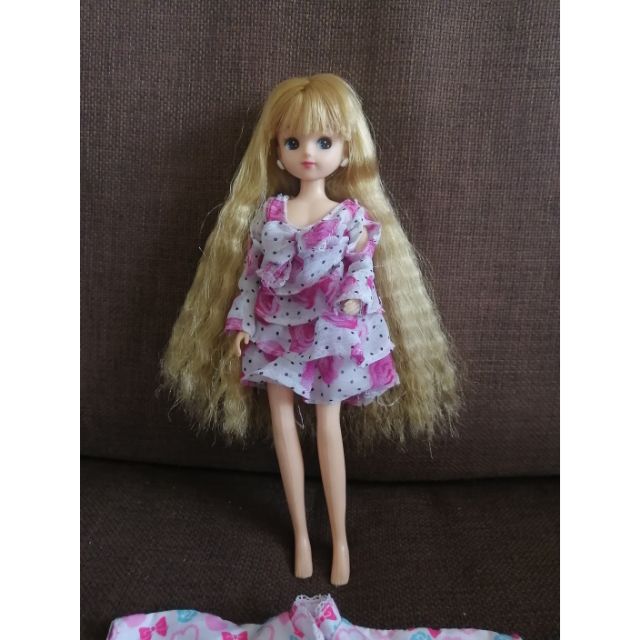 Preloved Long Haired Takara Licca Chan Doll Clothes Shopee