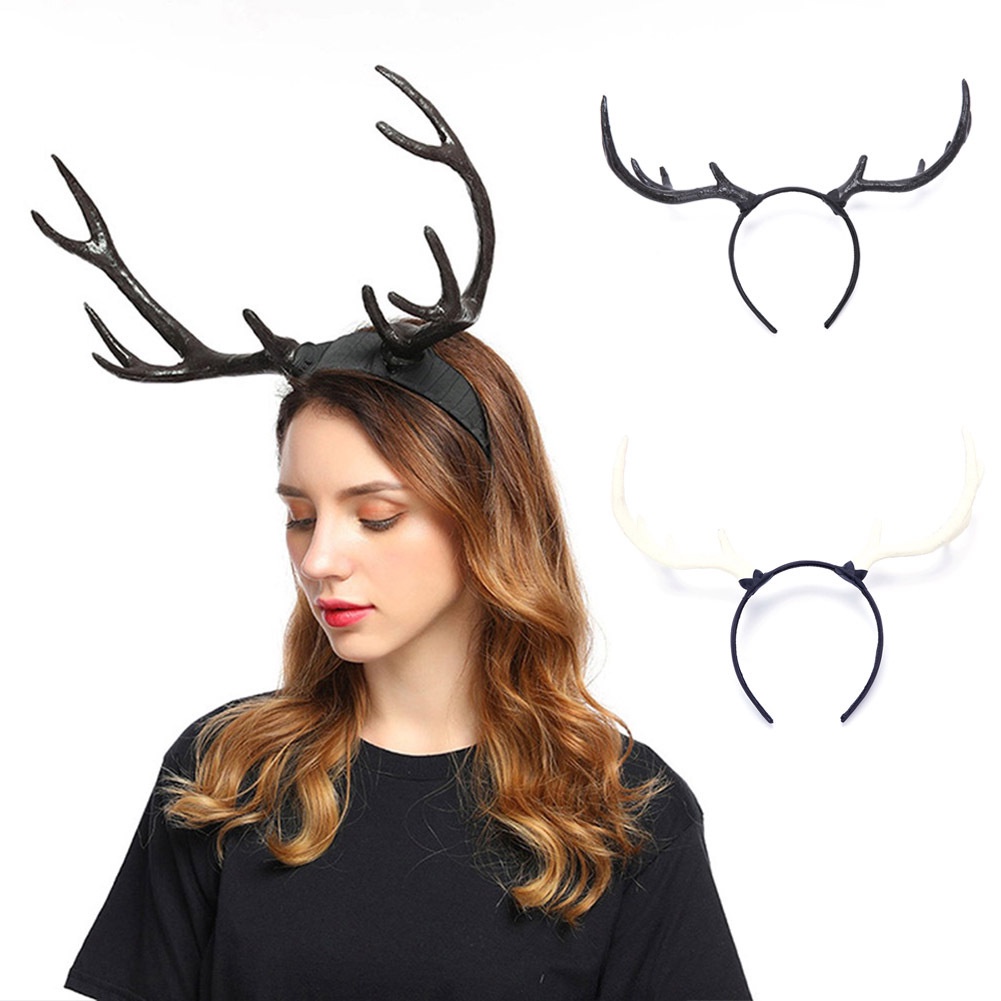 [In Stock]Deer Horns Headband Headpiece Halloween Christmas Cosplay