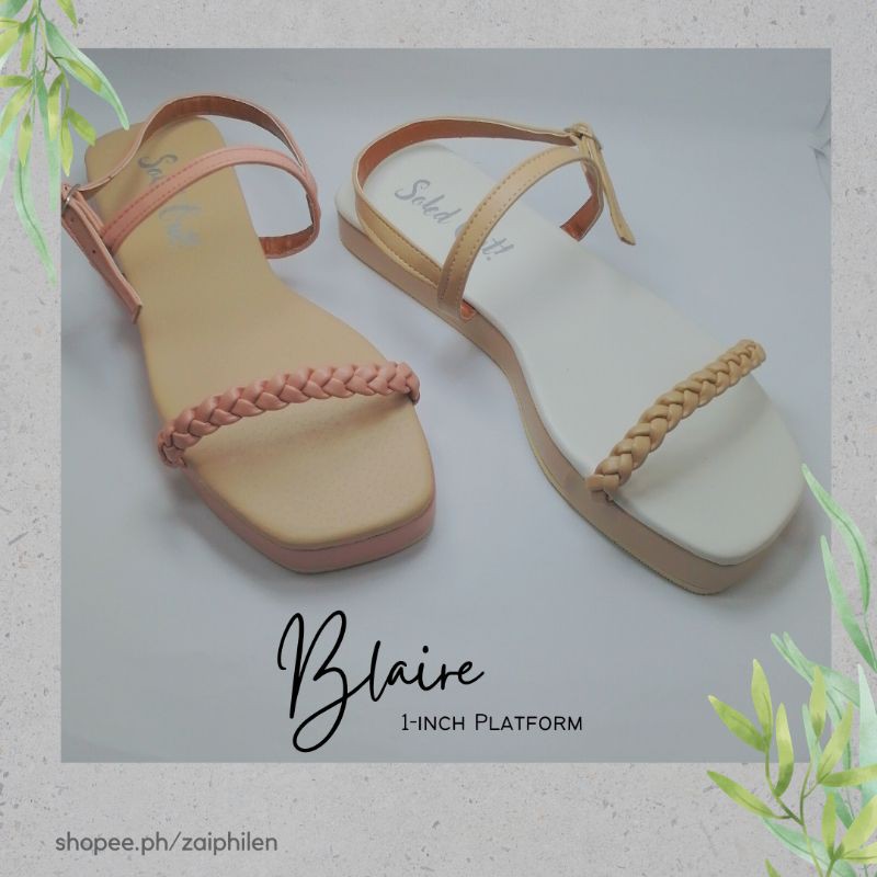 1 inch platform sandals