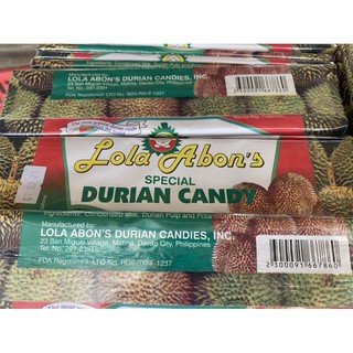 Durian Long Bar from Lola Abon’s Davao