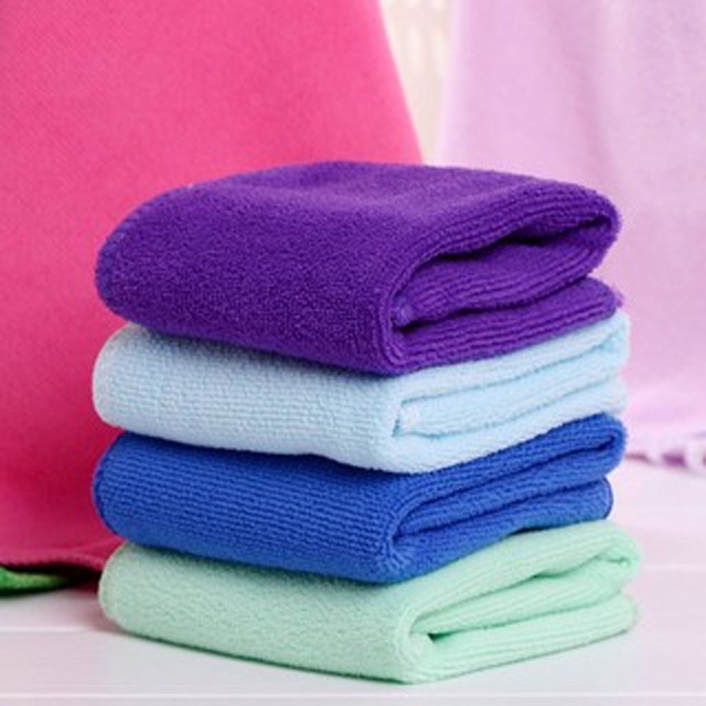 Homeflix Microfiber Cleaning Cloth Hand Washing Cloth Kitchen Towel ...