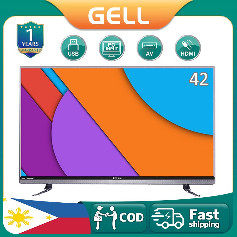 2022-gell-42-inch-tv-sale-led-tv-not-smart-tv-ultra-slim-multi-ports