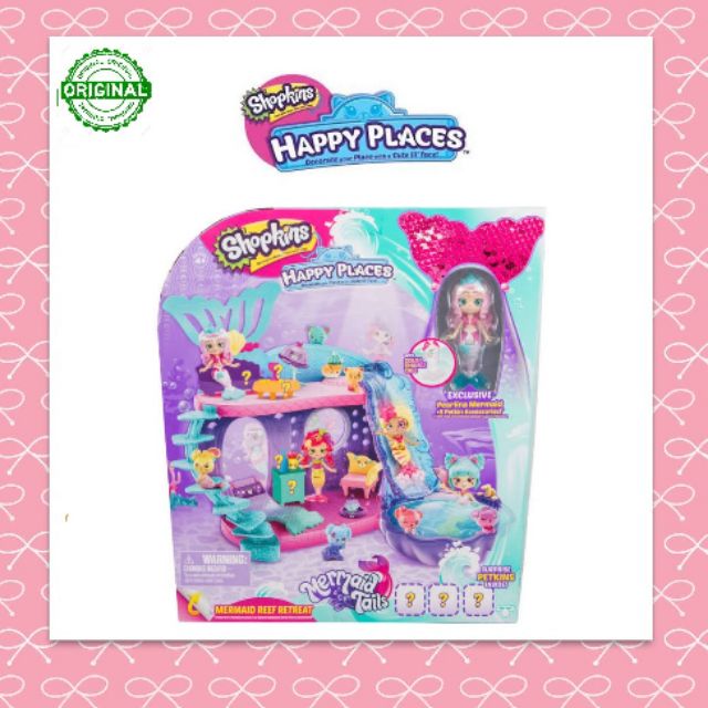 shopkins happy places mermaid reef retreat playset