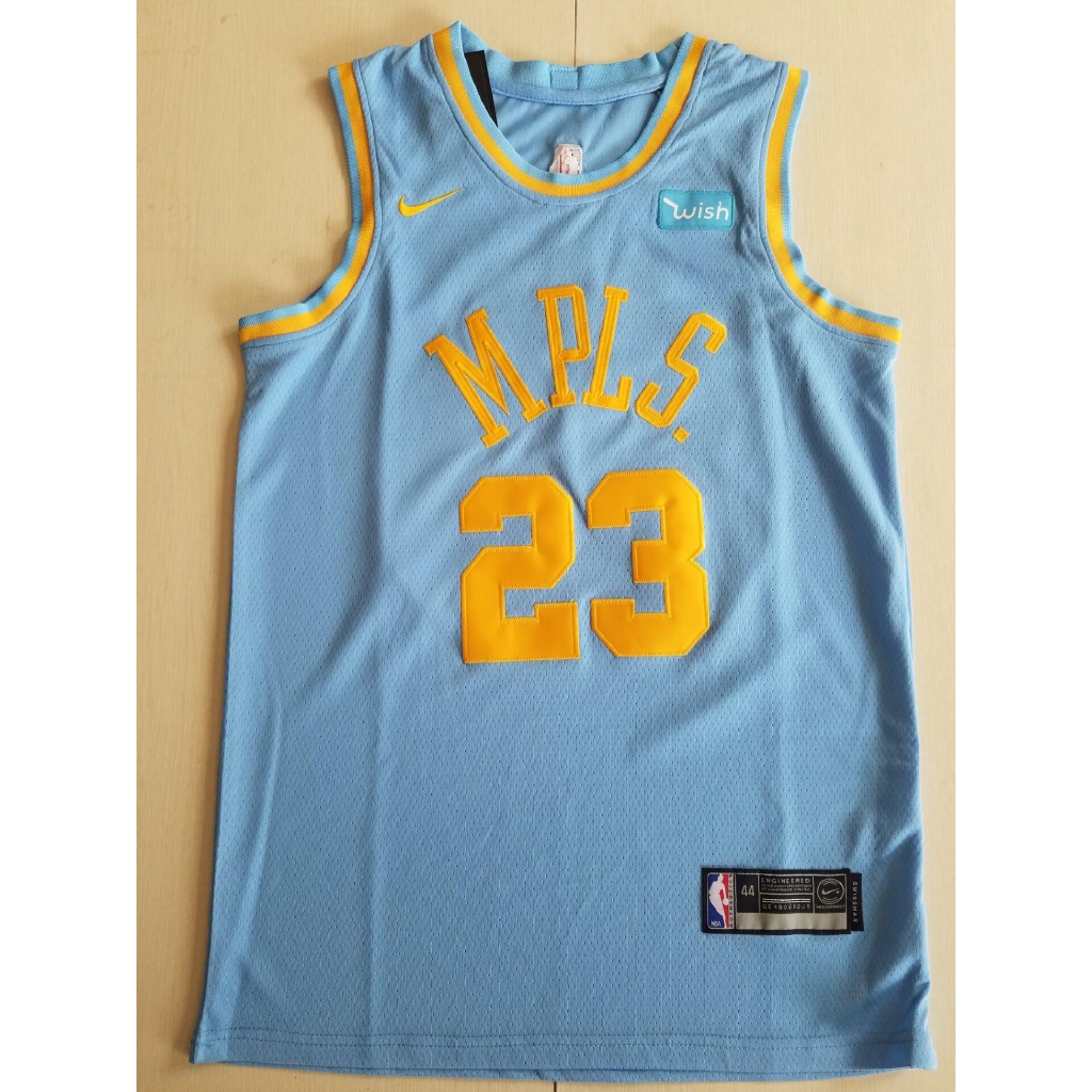 light blue lakers jersey