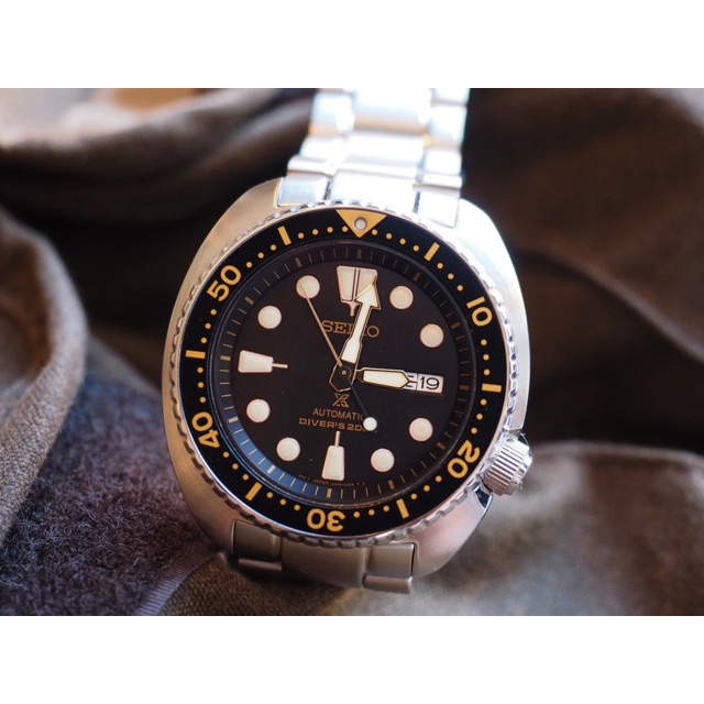 Seiko PROSPEX SRP775 Turtle Reissue Automatic Dive Watch SRP775K1 Gold  Black 200m | Shopee Philippines