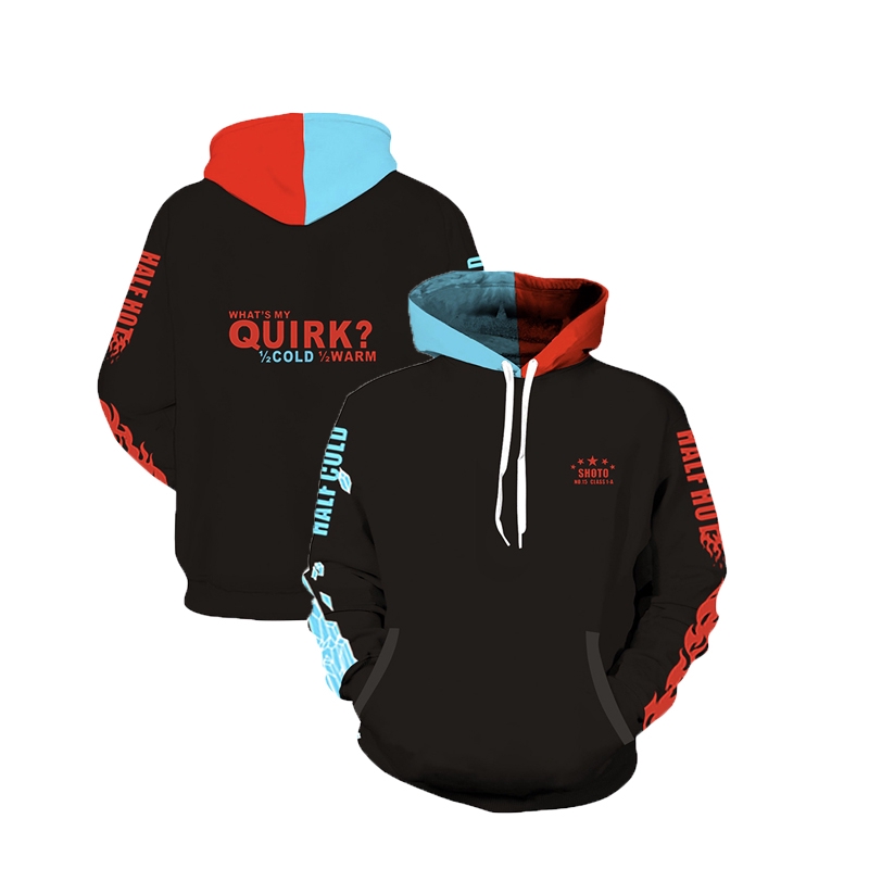 my hero academia hoodie todoroki