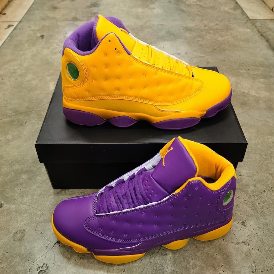 Purple and yellow 13s best sale