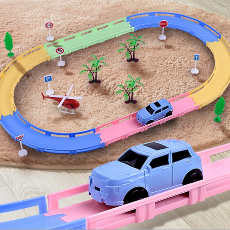 plastic car track