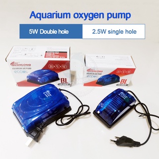 60HZ Dual Air Pump Aquarium Fish Tank Oxygen For Aquarium