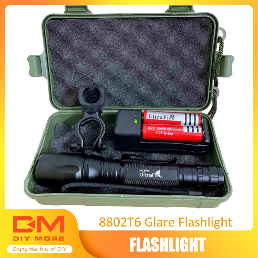 5 Models Rechargeable Waterproof Flashlight T6 LED Lamp Light Torch Zoom 18650