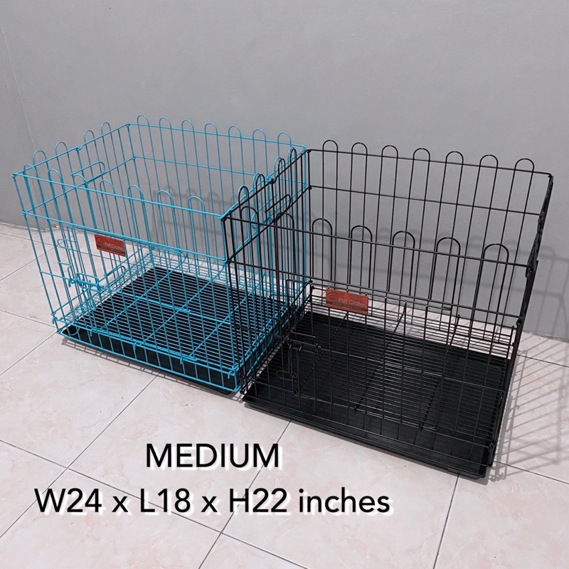 Dog Cage Crib Type Playpen Open Top Roof Collapsible Shopee Philippines