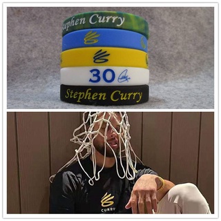 Warriors Stephen Curry new logo NBA baller band bracelet silicone sports wristband for fans