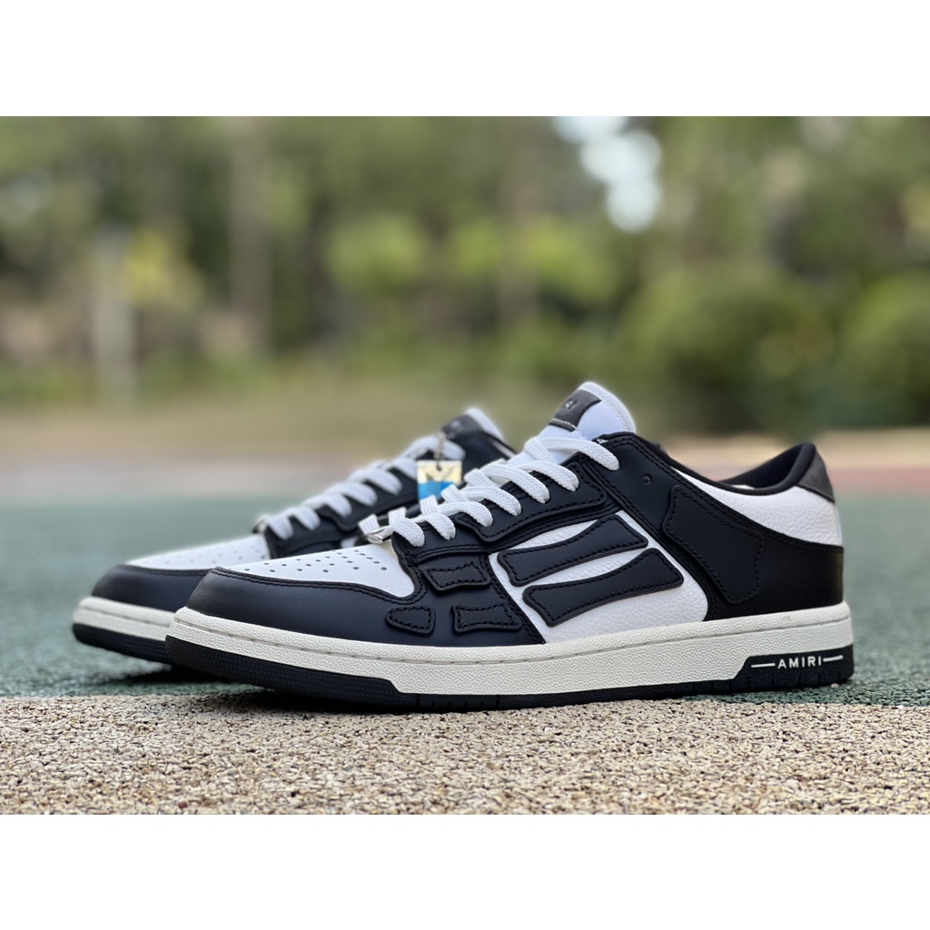 amiri low top sneakers black