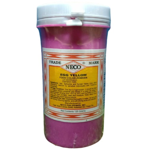 NECO Food Color Powder EGG YELLOW (125g) Shopee Philippines