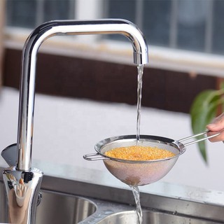 ON HAND COD Stainless Strainer Round Sifter Drain with Handle High Quality Multi Purpose 6 Sizes #3